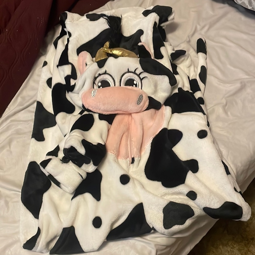 Womens cow onesie